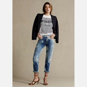 Polo by Ralph Lauren Light Blue Washed Boyfriend Jeans